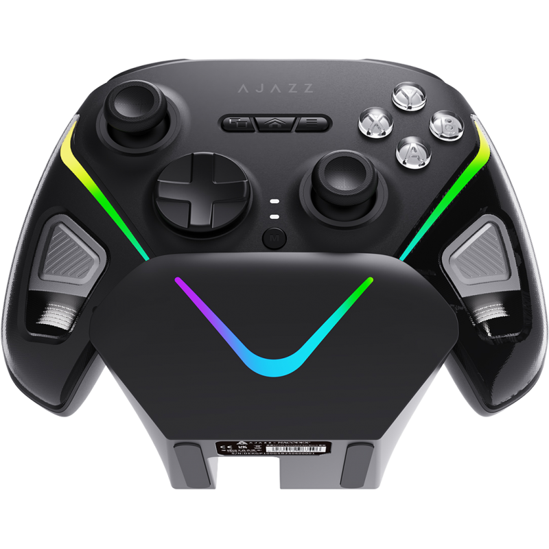 Бездротовий геймпад з док-станцією Ajazz GP100 Set Black (GP100S-B)