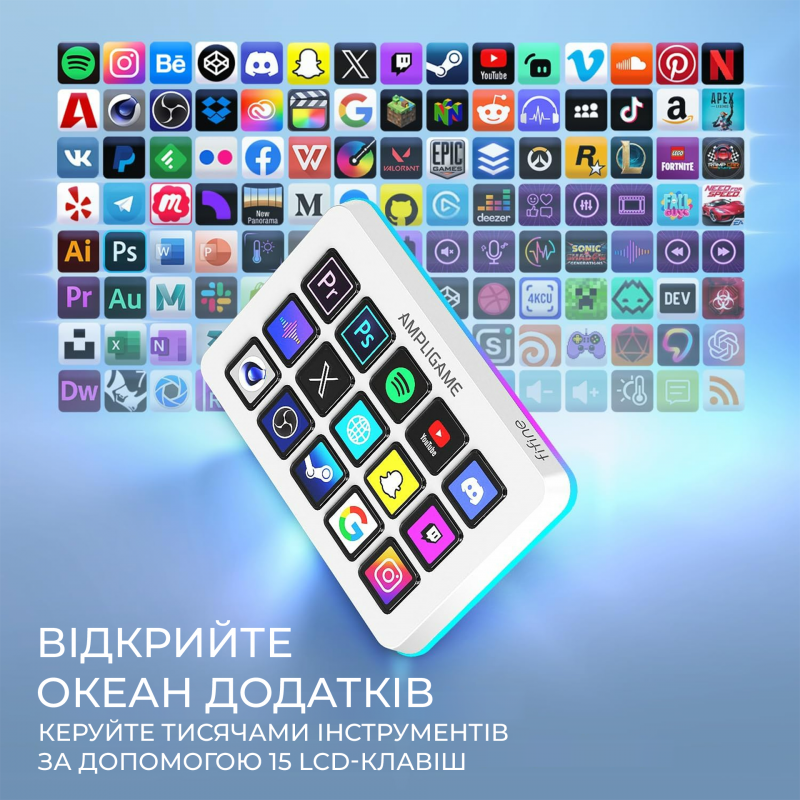 Контролер Fifine Stream Deck D6W