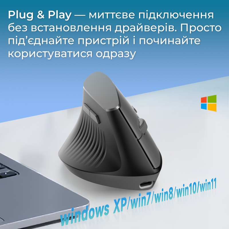 Бездротова миша Ajazz i300 Black (i300-B)