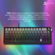 Дротова механічна клавіатура Ajazz AK650 Day Dream switches Gradient Black Grey (AK650-DD-BG)