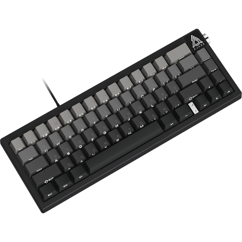 Дротова механічна клавіатура Ajazz AK650 Day Dream switches Gradient Black Grey (AK650-DD-BG)