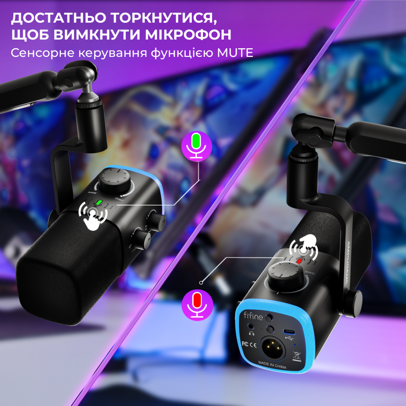 USB мікрофон Fifine AM9W