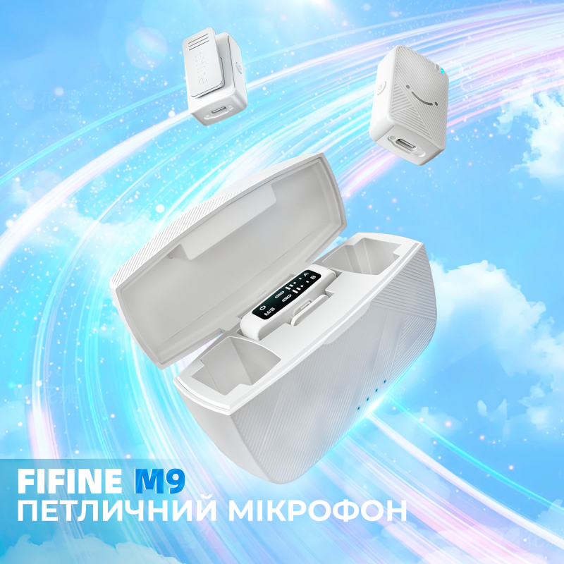 Безпровідний петличний мікрофон Fifine M9W