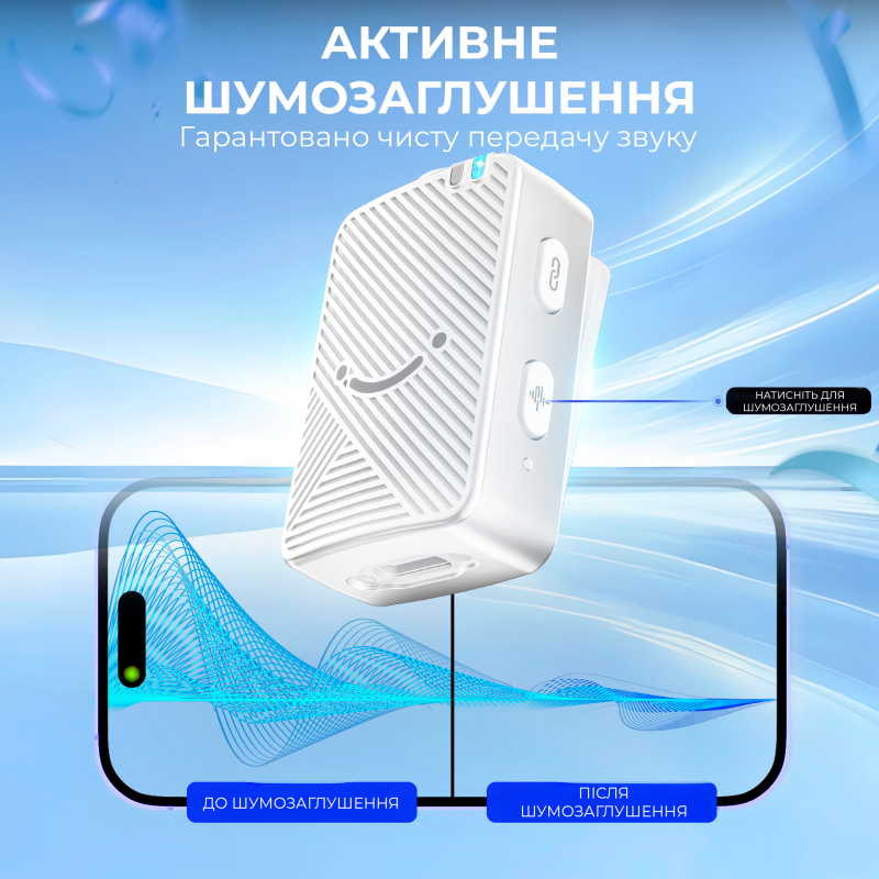 Безпровідний петличний мікрофон Fifine M9W