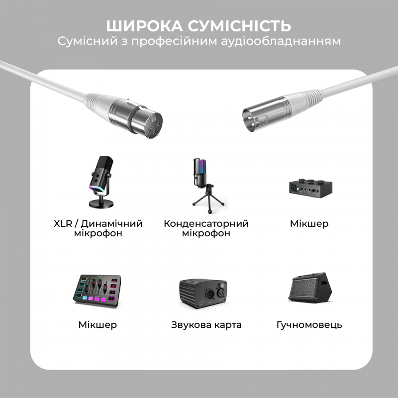 XLR-кабель Fifine L9CW