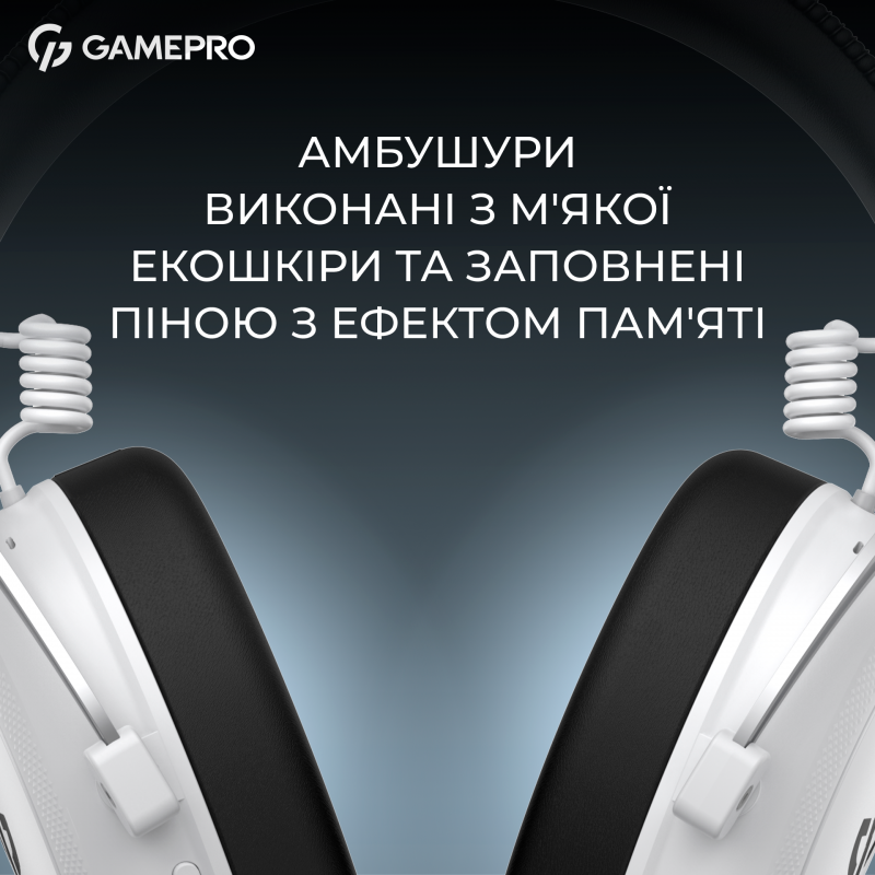 Бездротова ігрова гарнітура GamePro Asgard Skald (HS850W)