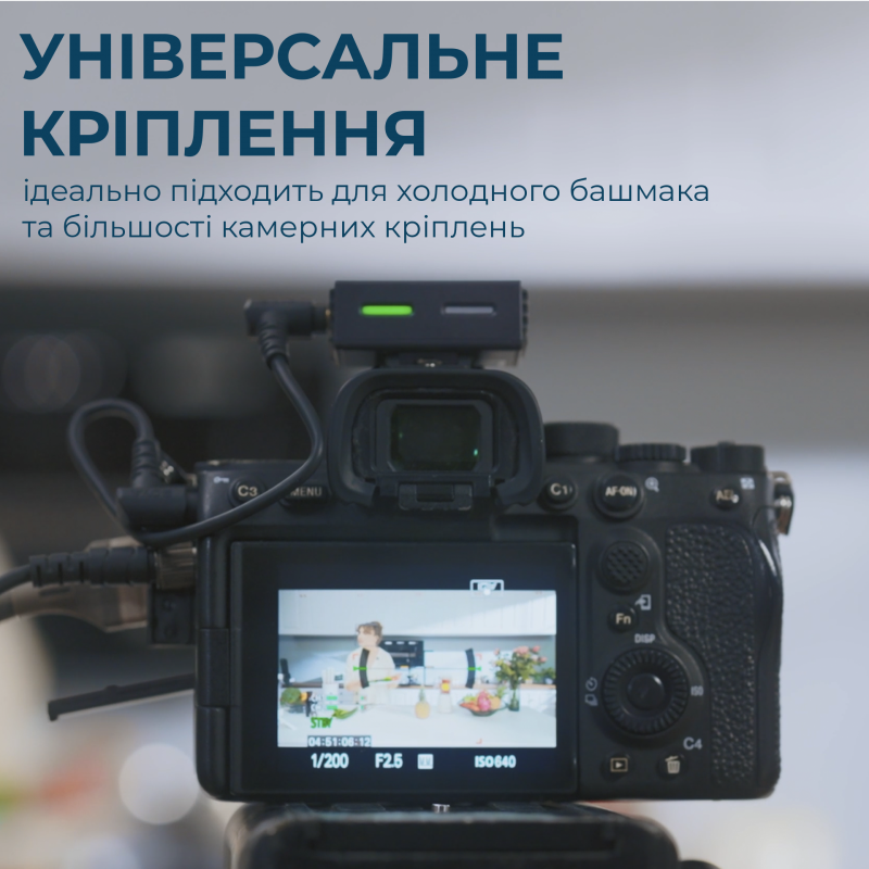 Бездротовий мікрофон BOYA LINK 3-02 Type-C/TRS Black
