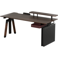 Комп’ютерний стіл з електрорегулюванням висоти Sihoo D07 1.6m Walnut/Black