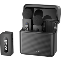 Бездротовий петличний мікрофон BOYA BY-V35 TRS for camera Black