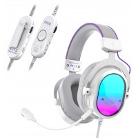 Навушники Fifine H16 7.1 White RGB