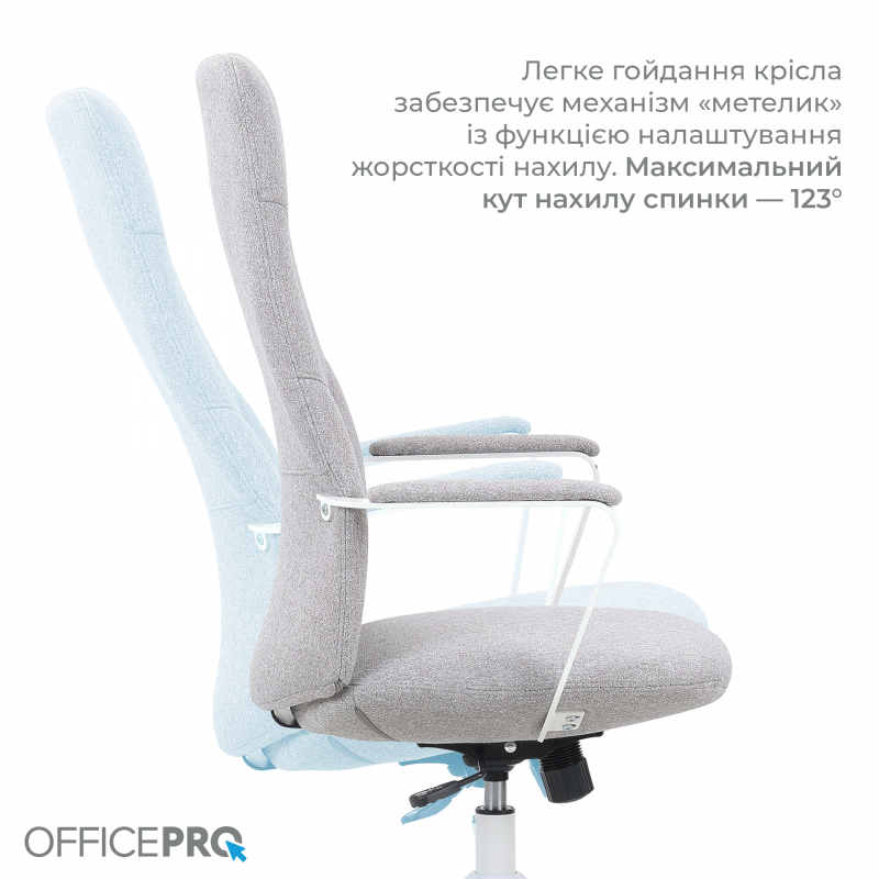 Крісло офісне OfficePro Shift OC545G Gray