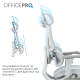 Крісло офісне OfficePro Elite OC950GLB Gray/Light Blue