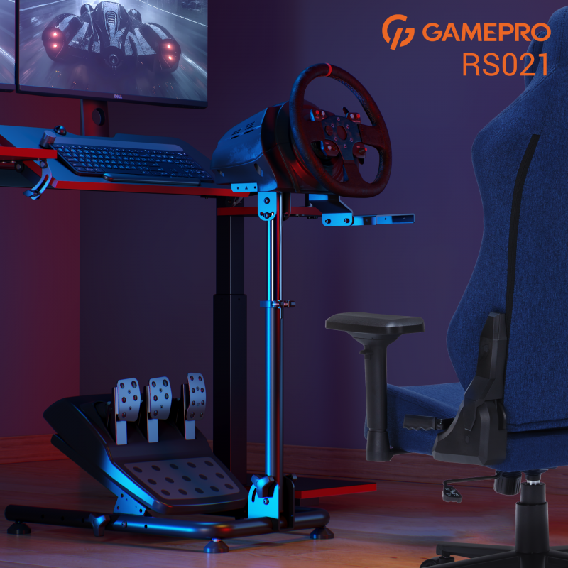 Ігрове крісло кокпіт GamePro RS021