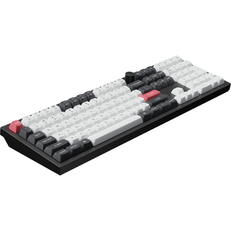 Клавіатура бездротова Keychron Q6 HE Magnetic Switch Black RGB (Q6H-M1-UA)