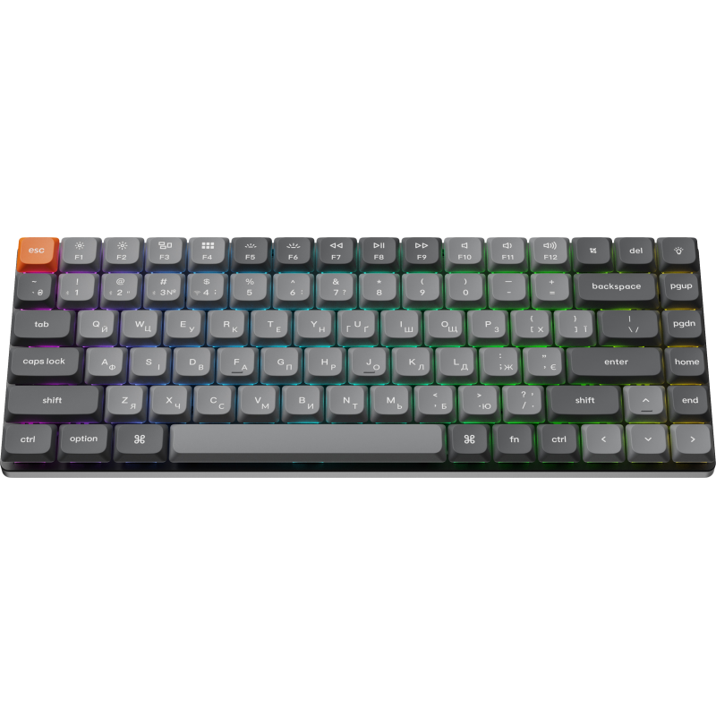 Клавіатура бездротова Keychron K3 Max Gateron Brown Switch Black RGB (K3M-H3-UA)