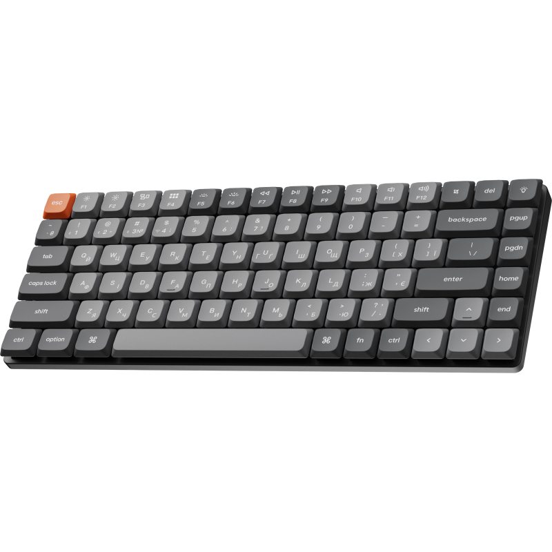 Клавіатура бездротова Keychron K3 Max Gateron Brown Switch Black RGB (K3M-H3-UA)