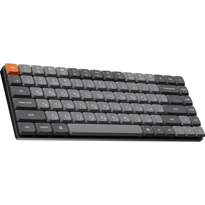 Клавіатура бездротова Keychron K3 Max Gateron Brown Switch Black RGB (K3M-H3-UA)