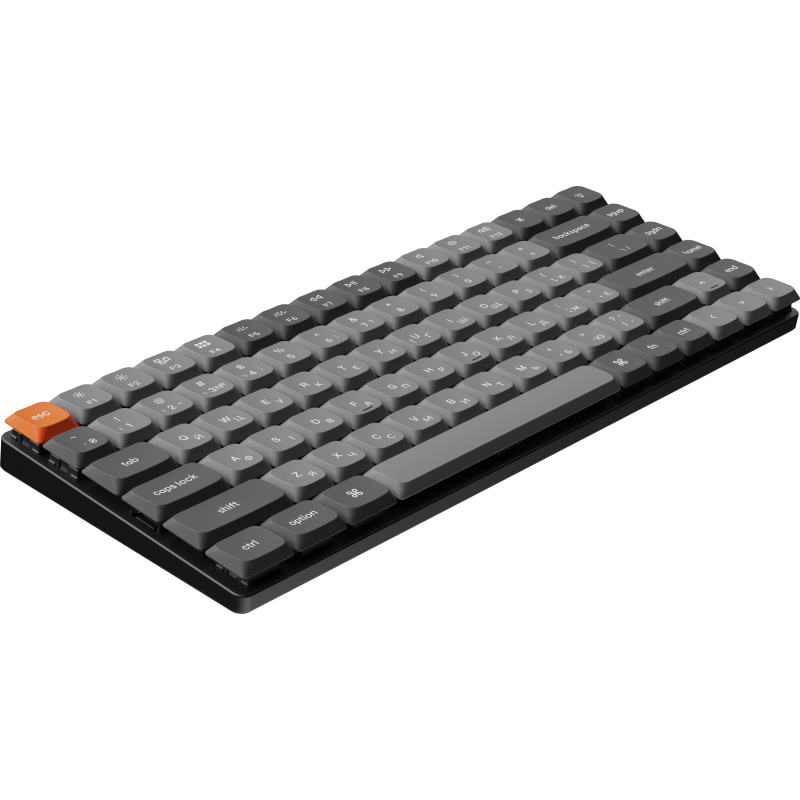Клавіатура бездротова Keychron K3 Max Gateron Brown Switch Black RGB (K3M-H3-UA)