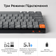Клавіатура бездротова Keychron K3 Max Gateron Brown Switch Black RGB (K3M-H3-UA)