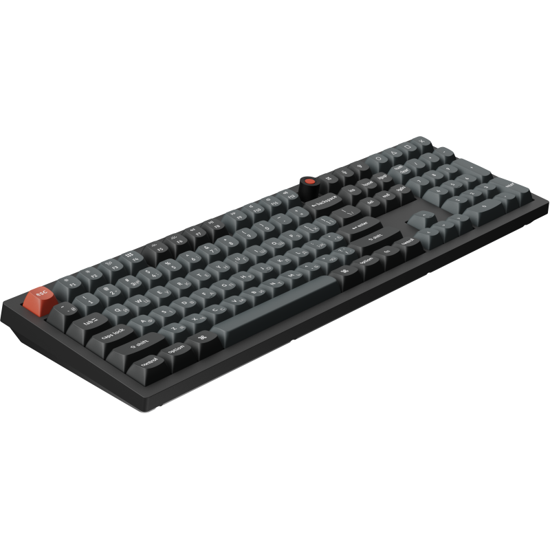 Клавіатура дротова Keychron V6 8K Keychron Super Red Switch Black RGB (V6W-D1-UA)