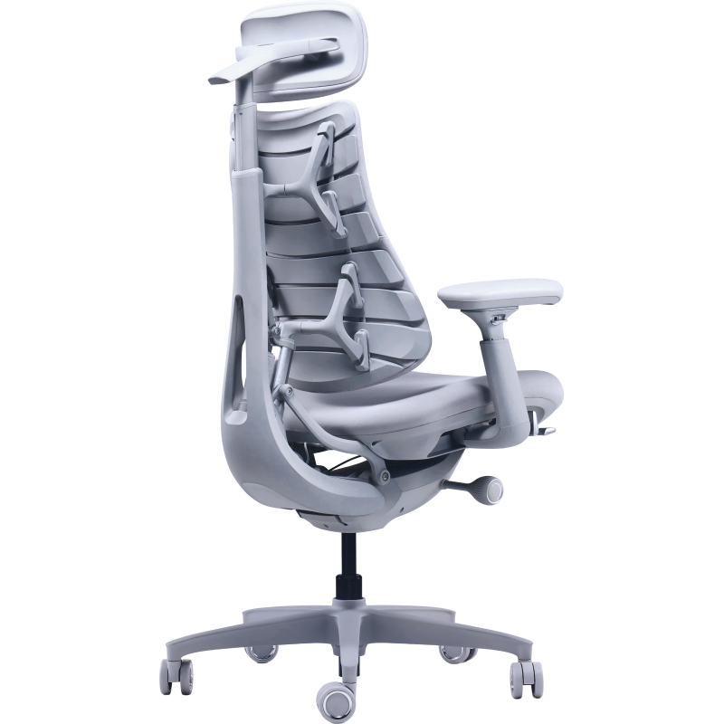 Крісло офісне ергономічне LiberNovo Omni Space Gray 48 см