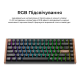 Клавіатура бездротова Keychron K2 HE Magnetic Switch Black RGB (K2H-F1-UA)