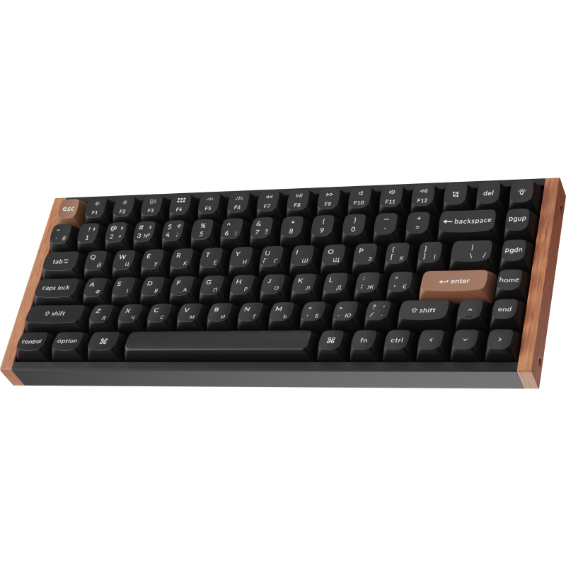 Клавіатура бездротова Keychron K2 HE Magnetic Switch Black RGB (K2H-F1-UA)