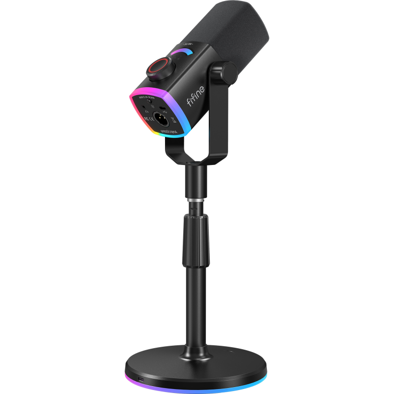 Мікрофон динамічний Fifine AM8PROS XLR/USB Black