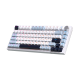 Дротова механічна клавіатура GamePro MK160 V2 Warden QLAB Sakura White (MK160-V2-BL-QS)