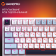 Дротова механічна клавіатура GamePro MK160 V2 Warden QLAB Sakura White (MK160-V2-BL-QS)