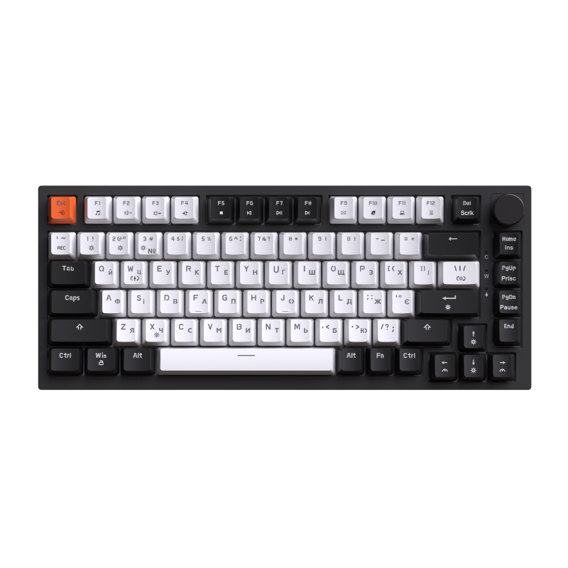 Дротова механічна клавіатура GamePro MK160 V2 Warden QLAB Sakura Black (MK160-V2-B-QS)