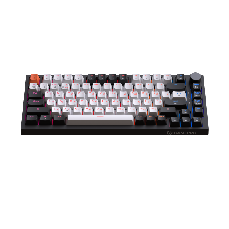 Дротова механічна клавіатура GamePro MK160 V2 Warden QLAB Sakura Black (MK160-V2-B-QS)