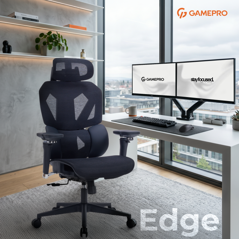 Крісло ігрове GamePro EDGE GC820MB Black