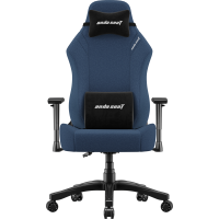 Крісло геймерське ігрове Anda Seat Luna Size L до 100 кг Blue Fabric (AD18-44-S-F)