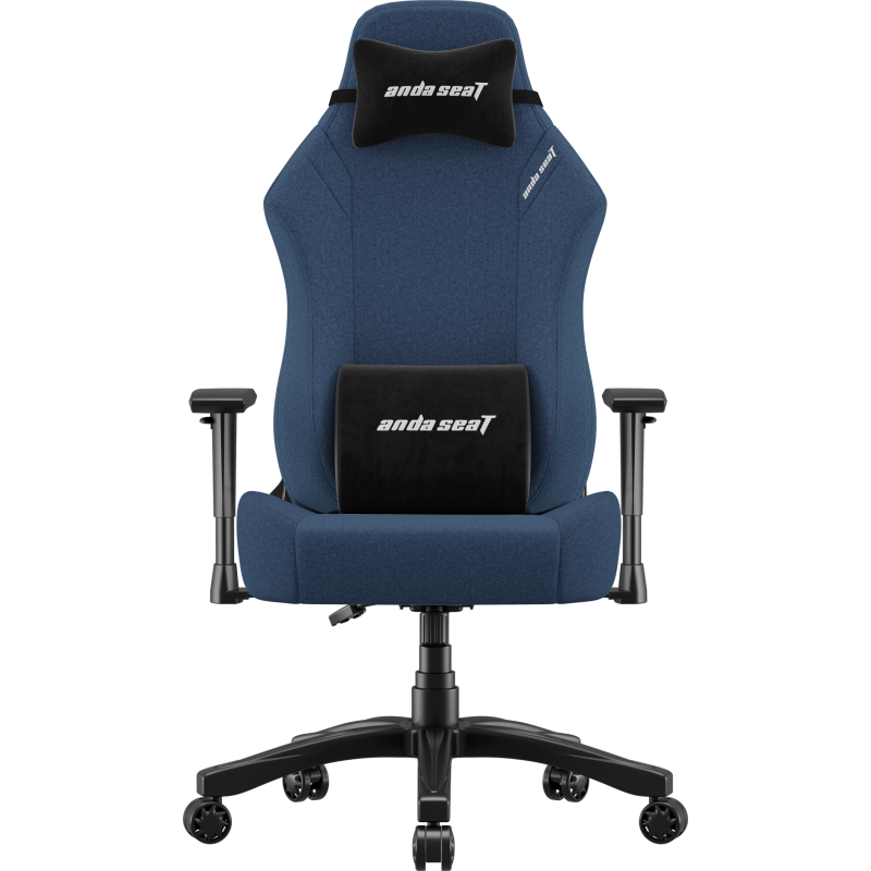 Крісло геймерське ігрове Anda Seat Luna Size L до 100 кг Blue Fabric (AD18-44-S-F)