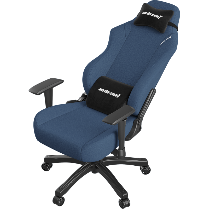 Крісло геймерське ігрове Anda Seat Luna Size L до 100 кг Blue Fabric (AD18-44-S-F)