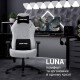 Крісло геймерське ігрове Anda Seat Luna Size L до 100 кг Blue Fabric (AD18-44-S-F)