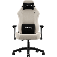 Крісло геймерське ігрове Anda Seat Luna Size L до 100 кг Ivory Fabric (AD18-44-I-F)