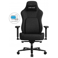 Крісло геймерське ігрове Anda Seat Phantom 4 Pro L до 100 кг Black Fabric  (AD18YSDC-72-B-F-B02)