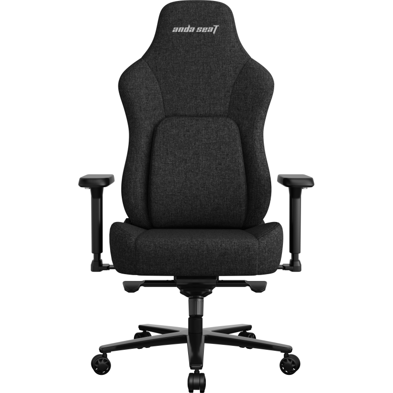 Крісло геймерське ігрове Anda Seat Phantom 4 Pro L до 100 кг Black Fabric  (AD18YSDC-72-B-F-B02)