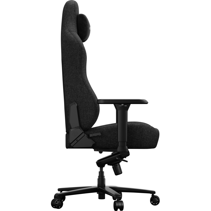 Крісло геймерське ігрове Anda Seat Phantom 4 Pro L до 100 кг Black Fabric  (AD18YSDC-72-B-F-B02)