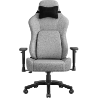 Крісло геймерське ігрове Anda Seat Phantom 4 L до 90 кг Gray Fabric (AD18YSD-72-G-F-G01)