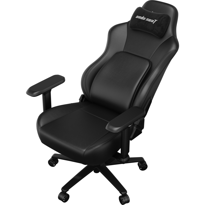 Крісло геймерське ігрове Anda Seat Phantom 4 Pro L до 100 кг Black (AD18YSDC-72-B-PV-B02)