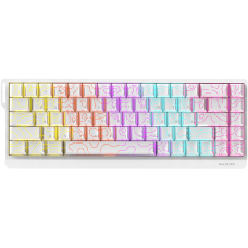 Дротова механічна клавіатура Ajazz NK68 V2 Red Switch (NK68-V2-R-S-W)