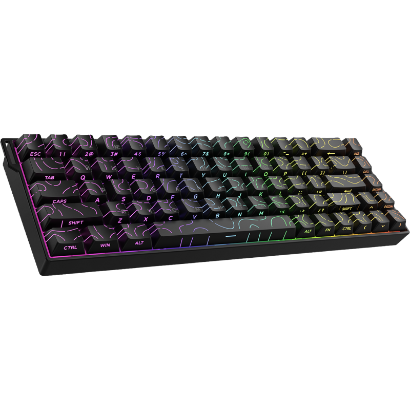 Ігрова магнітна клавіатура Ajazz AK680 V2 Ice Island Magnetic Switch (AK680-V2-I-S-B)