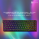 Ігрова магнітна клавіатура Ajazz AK680 V2 Ice Island Magnetic Switch (AK680-V2-I-S-B)