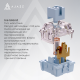 Ігрова магнітна клавіатура Ajazz AK680 V2 Ice Island Magnetic Switch (AK680-V2-I-S-B)
