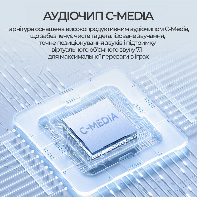 Бездротова ігрова гарнітура Ajazz AHM10 Max Black (AHM10-MAX-B)