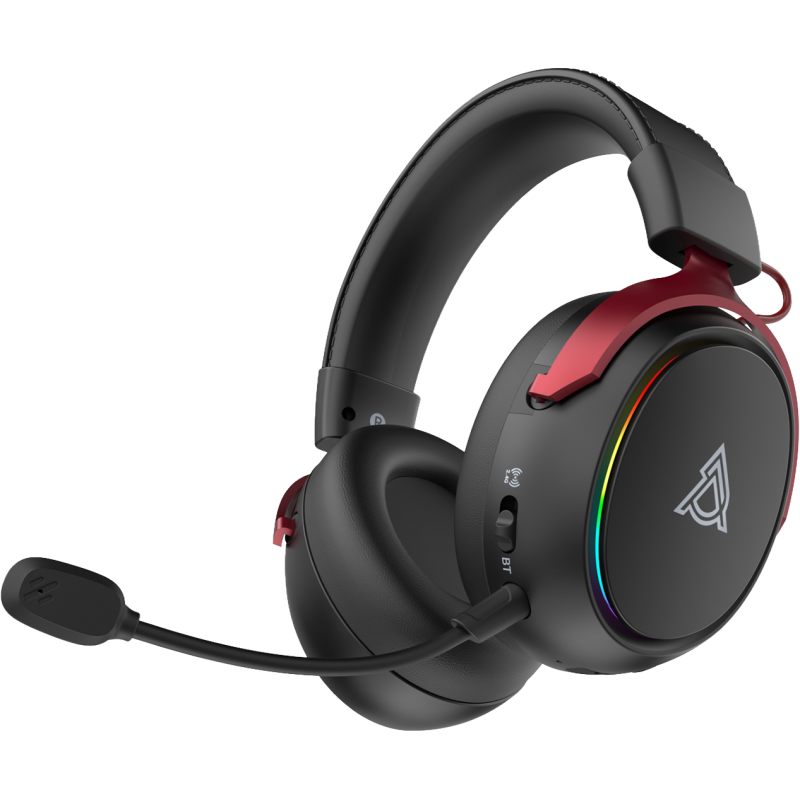 Бездротова ігрова гарнітура Ajazz AHM10 Max Black (AHM10-MAX-B)