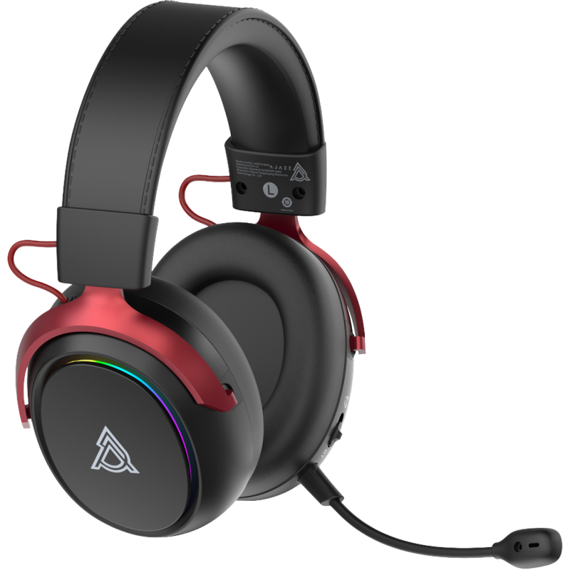 Бездротова ігрова гарнітура Ajazz AHM10 Max Black (AHM10-MAX-B)